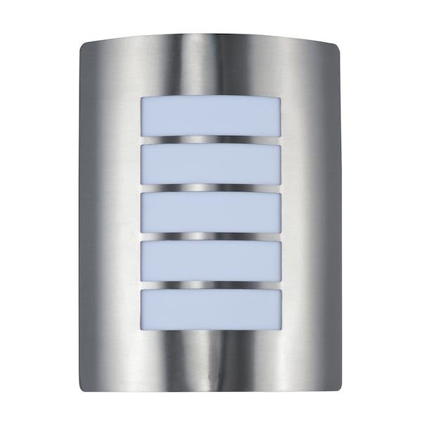 Maxim Lighting View LED E26 1-Light 9" Wide Stainless Steel Outdoor Wall Sconce 64331WTSST - main